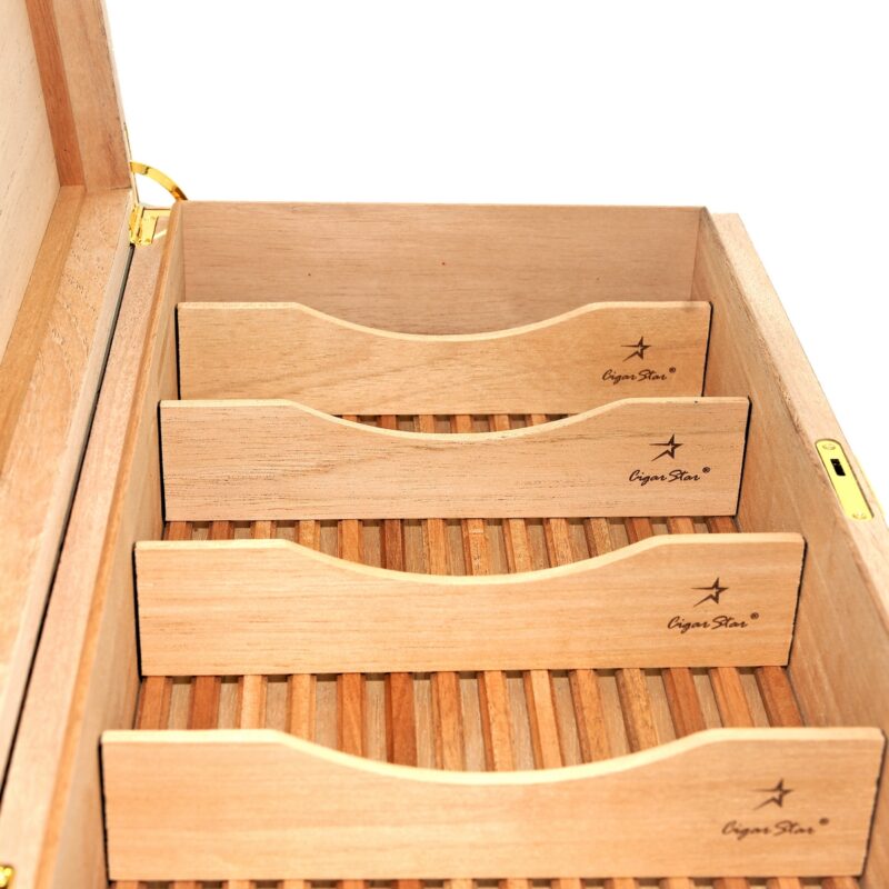 Spanish Cedar and Padouk cigar humidor