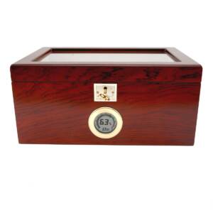 Glass top humidor