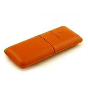Leather cigar case
