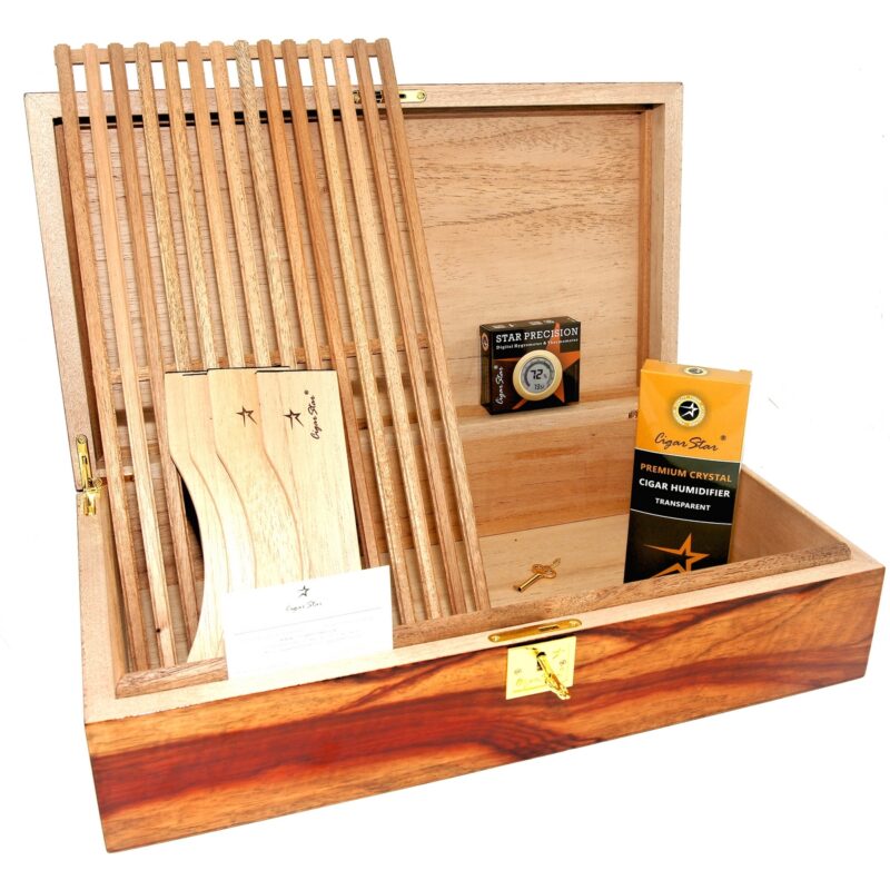 Vermillion cigar humidor