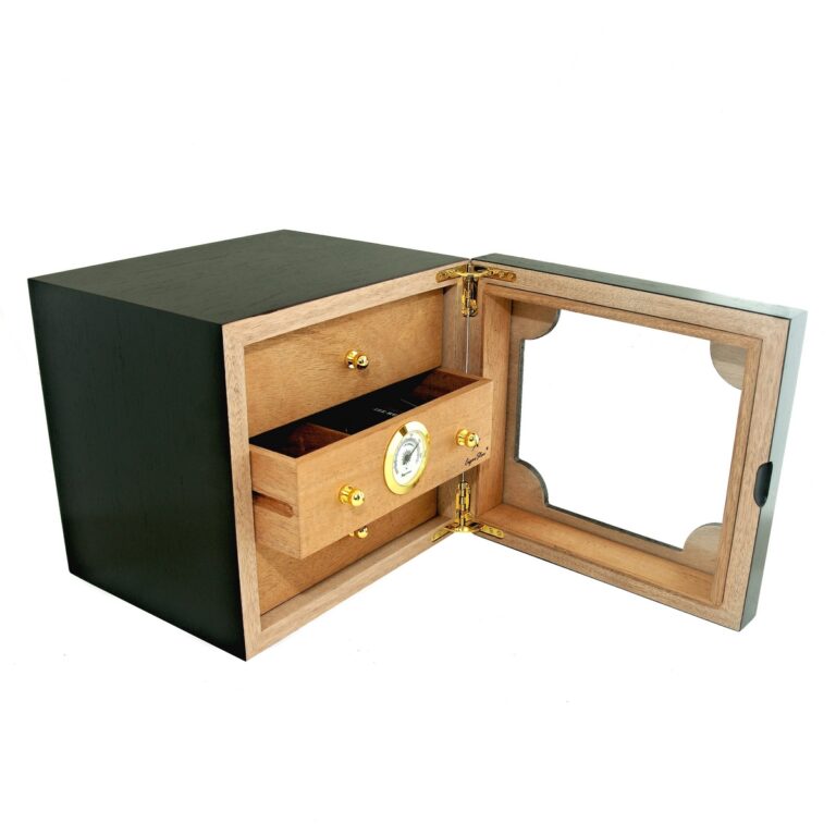 Unique 3 Drawer Cigar Humidor with Executive Edge | Cigar Star