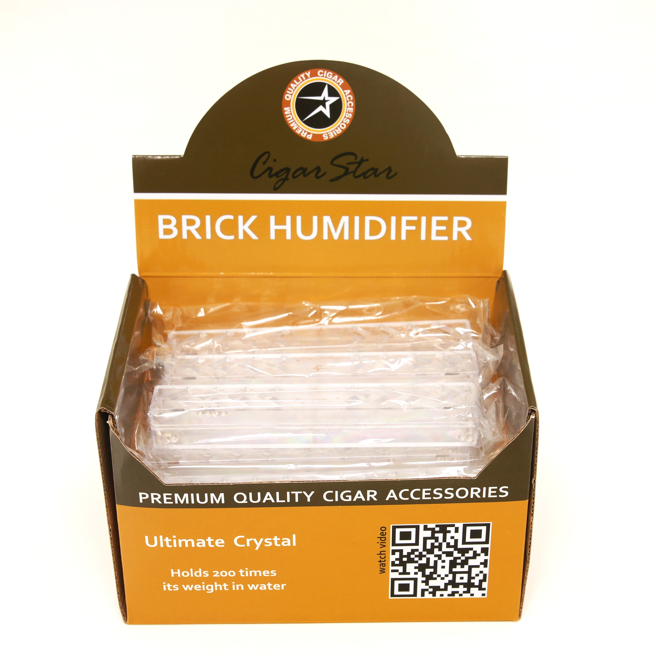 Cigar Size Clear Crystal Humidifier Cigar Star Cigar Humidors and