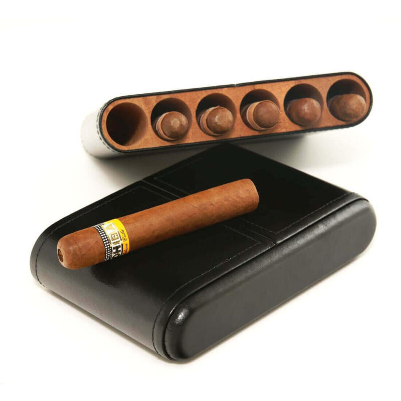 Cigar Leather Travel Humidor