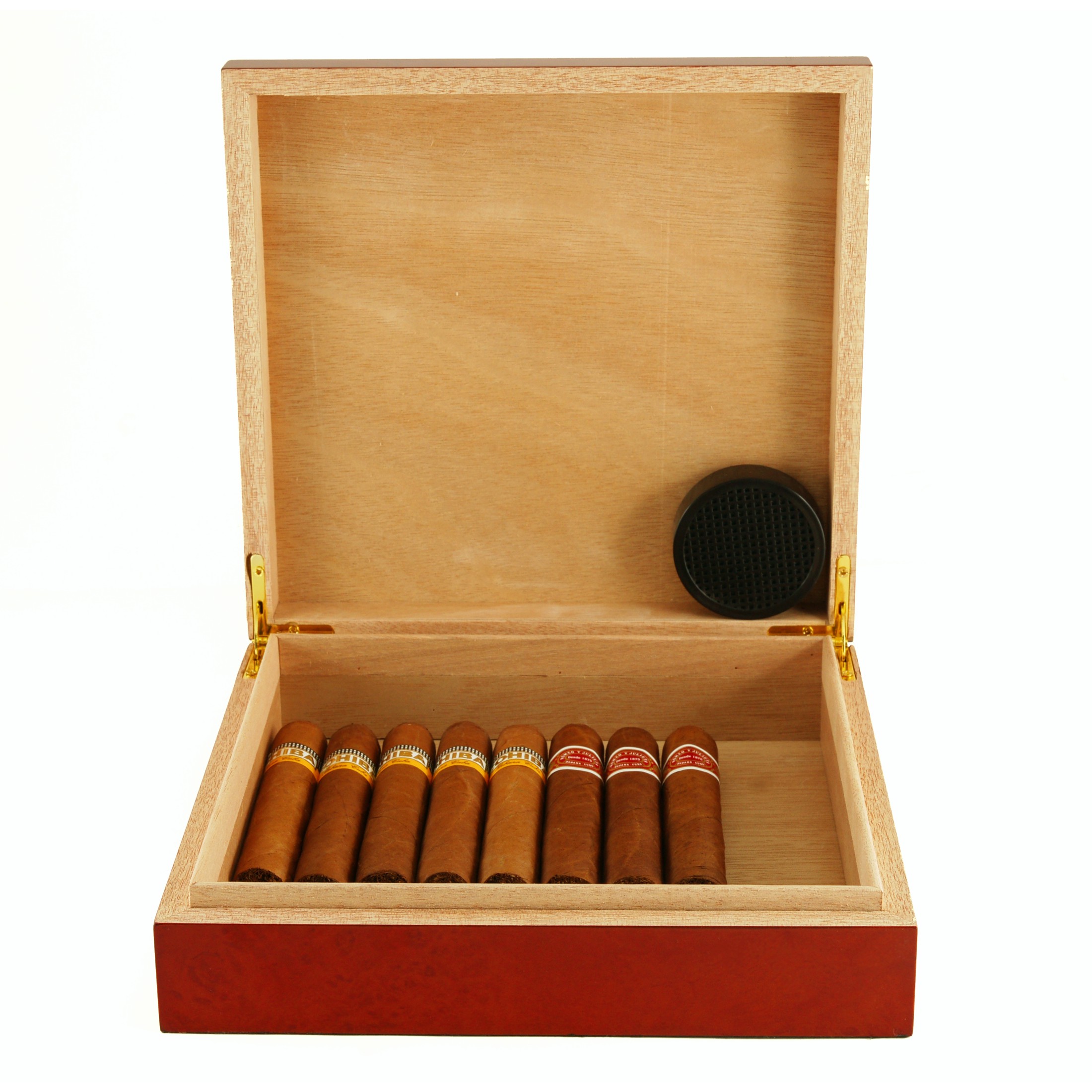 Small 20 Cigar Desktop / Travel Cigar Humidor Cigar Star Cigar