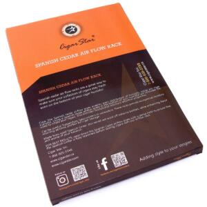 Spanish cedar flow rack