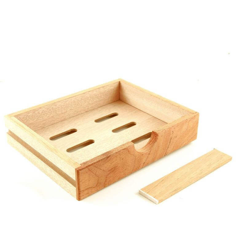Small Spanish Cedar Tray with Divider for Cigar Humidors Cigar Star