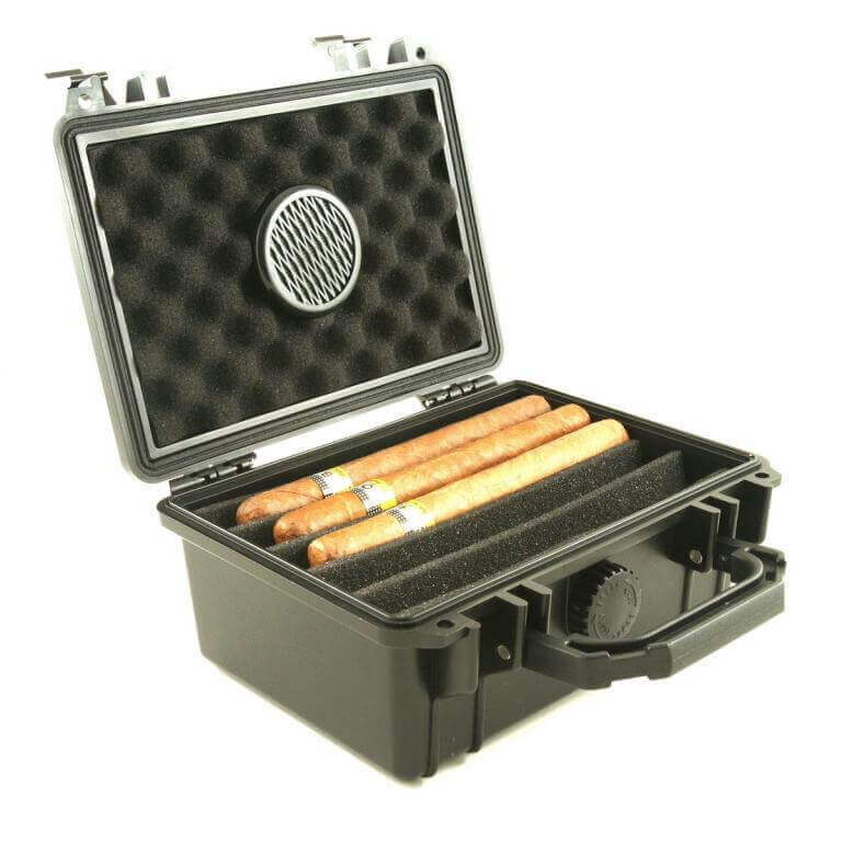 15 Cigar Waterproof & Crushproof Travel Cigar Humidor Cigar Star