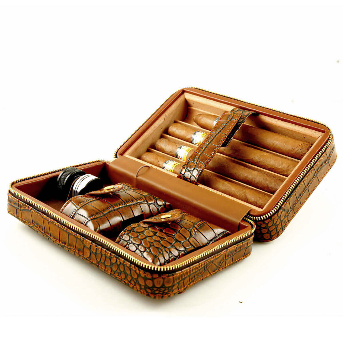 leather travel humidors for cigars