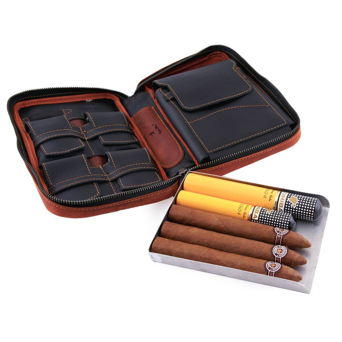 Frontier Aficionados Luxury Leather Cigar Case