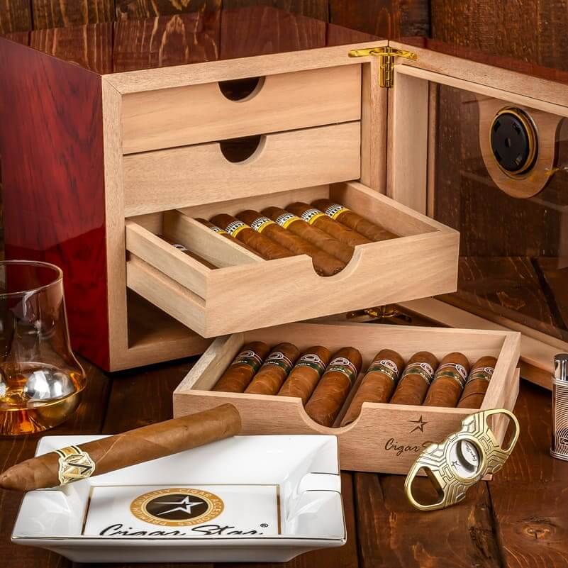 Cigar Star Executive Edge Humidors Unique and Functional