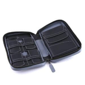 full grain leather cigar case