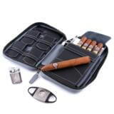 full grain leather cigar case