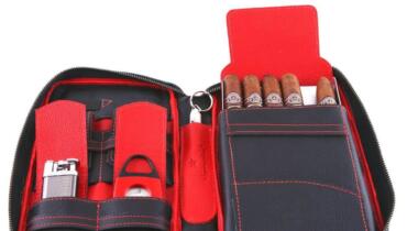 Full Grain Leather Cigar Cases.