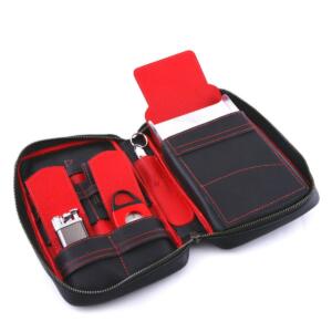 Red Leather Cigar Case | Cigar Star | Shipped from Canada