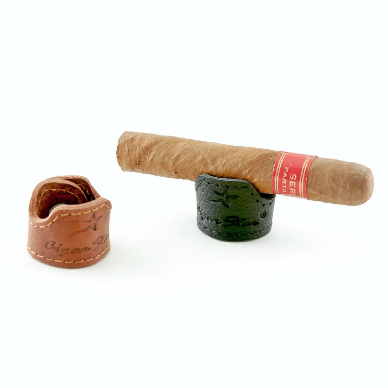 leather cigar rest