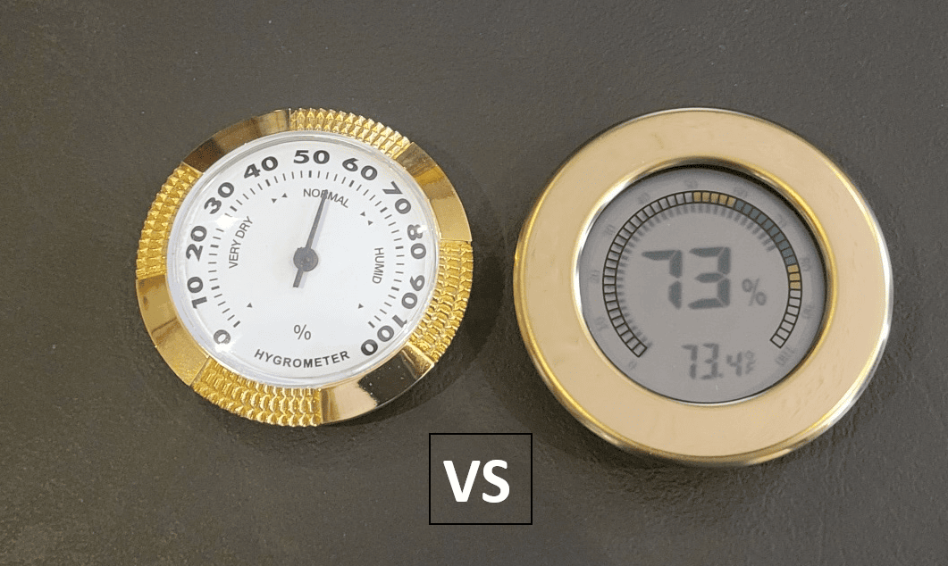 Analog vs Digital Hygrometer: What’s The Best for my Cigar Humidor