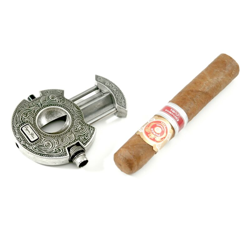 Best V cut cigar cutter and punch comb