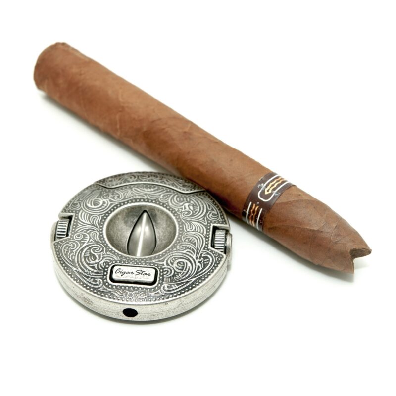 Best V cut cigar cutter and punch comb