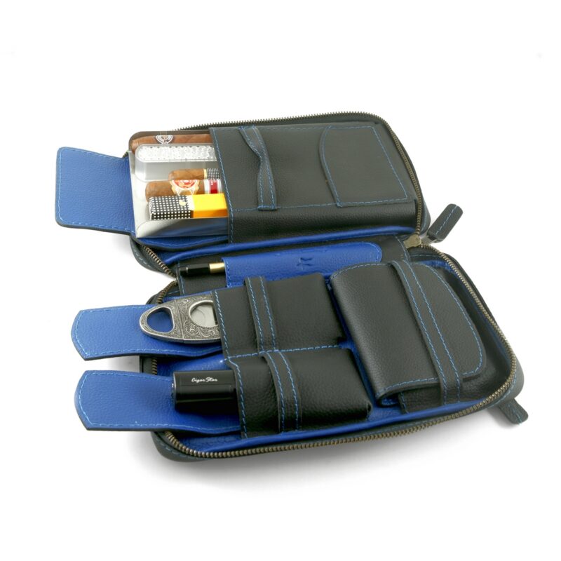 leather cigar case for 5-6 cigars