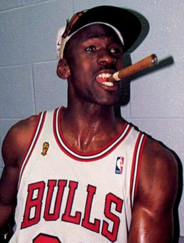 Michael Jordan cigar