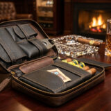 Full-Grain Leather Cigar Case