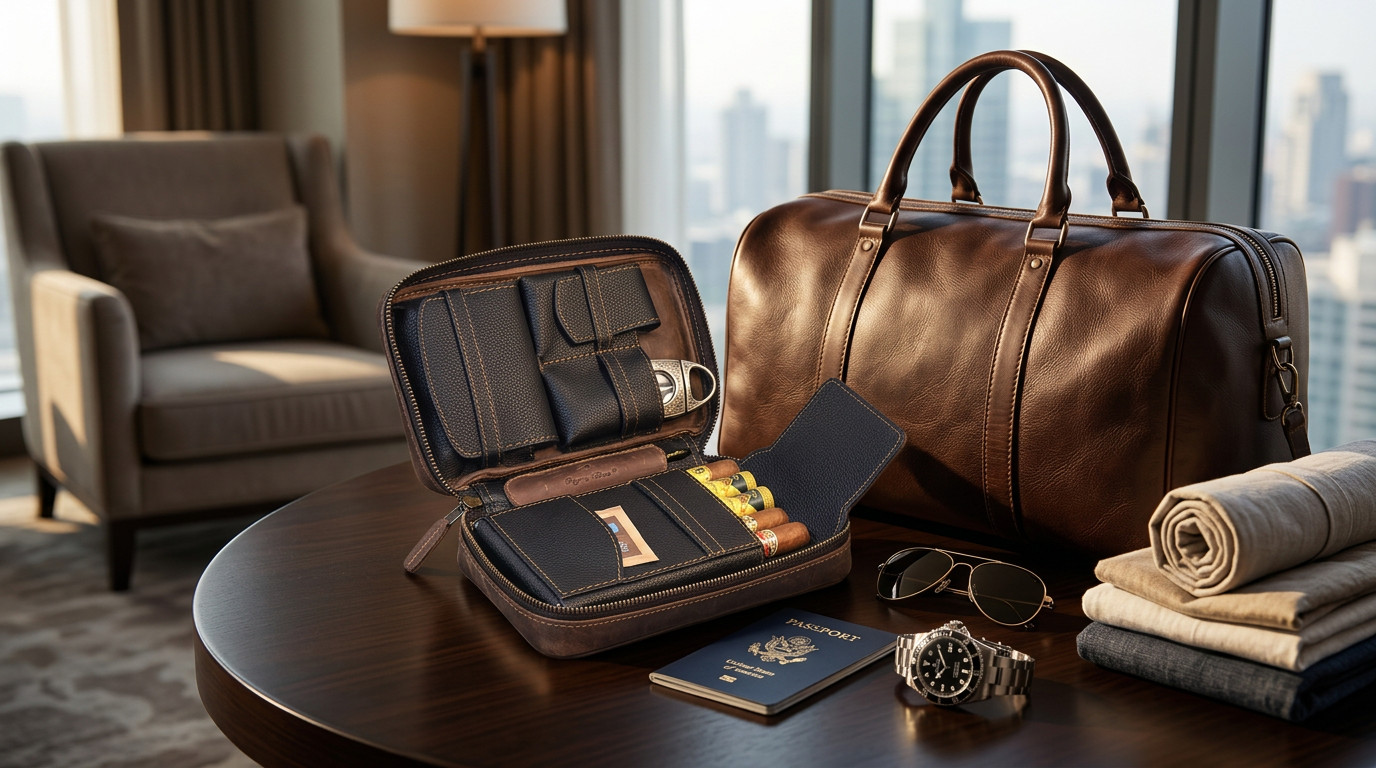 6 cigar travel case