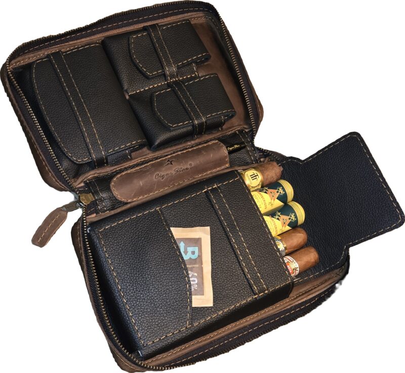 High-end cigar accessory case designed and crafted in Canada